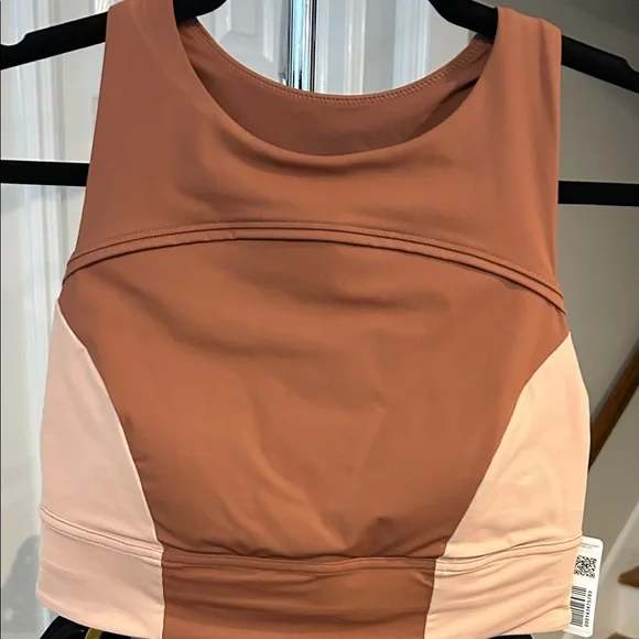 NWT HIKE TO SWIM BRA Colorblock Sports Bra Size 8 - Picture 1 of 5